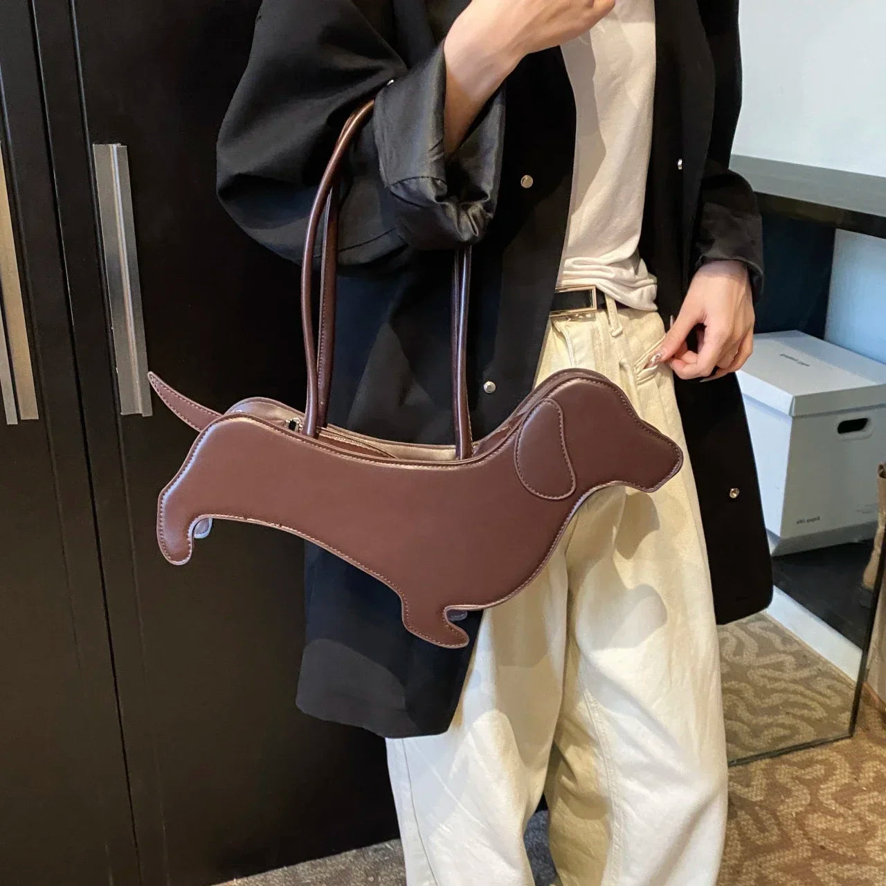 Cute Sausage Dog Handbag