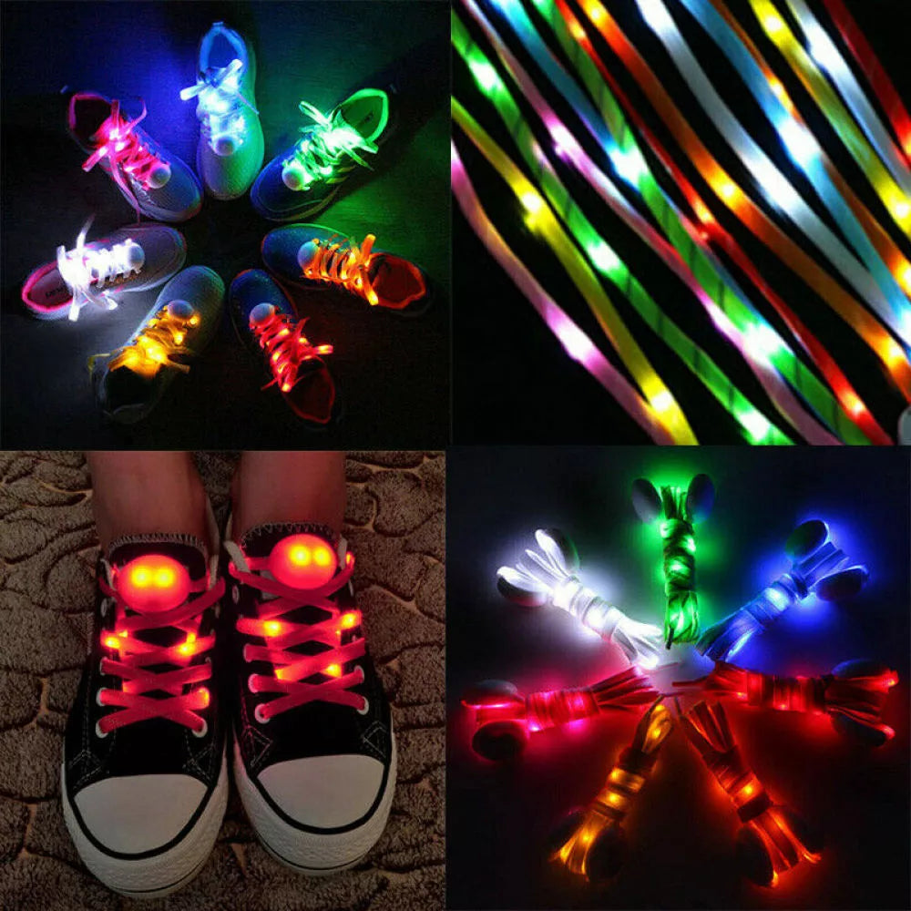 LED Sport Luminous Shoelaces - 120cm