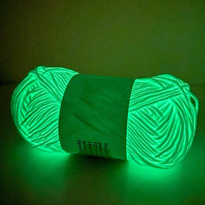 Cool Glow In The Dark Yarn - 2 Rolls/Pack