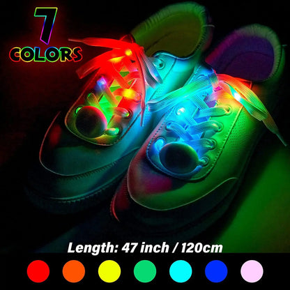 LED Sport Luminous Shoelaces - 120cm