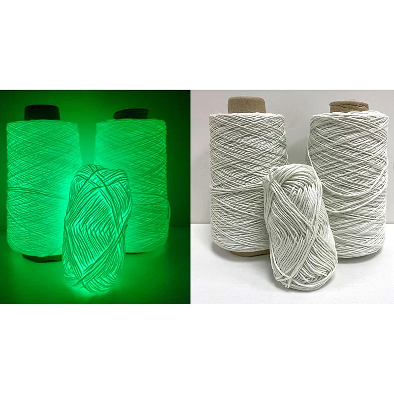 Cool Glow In The Dark Yarn - 2 Rolls/Pack