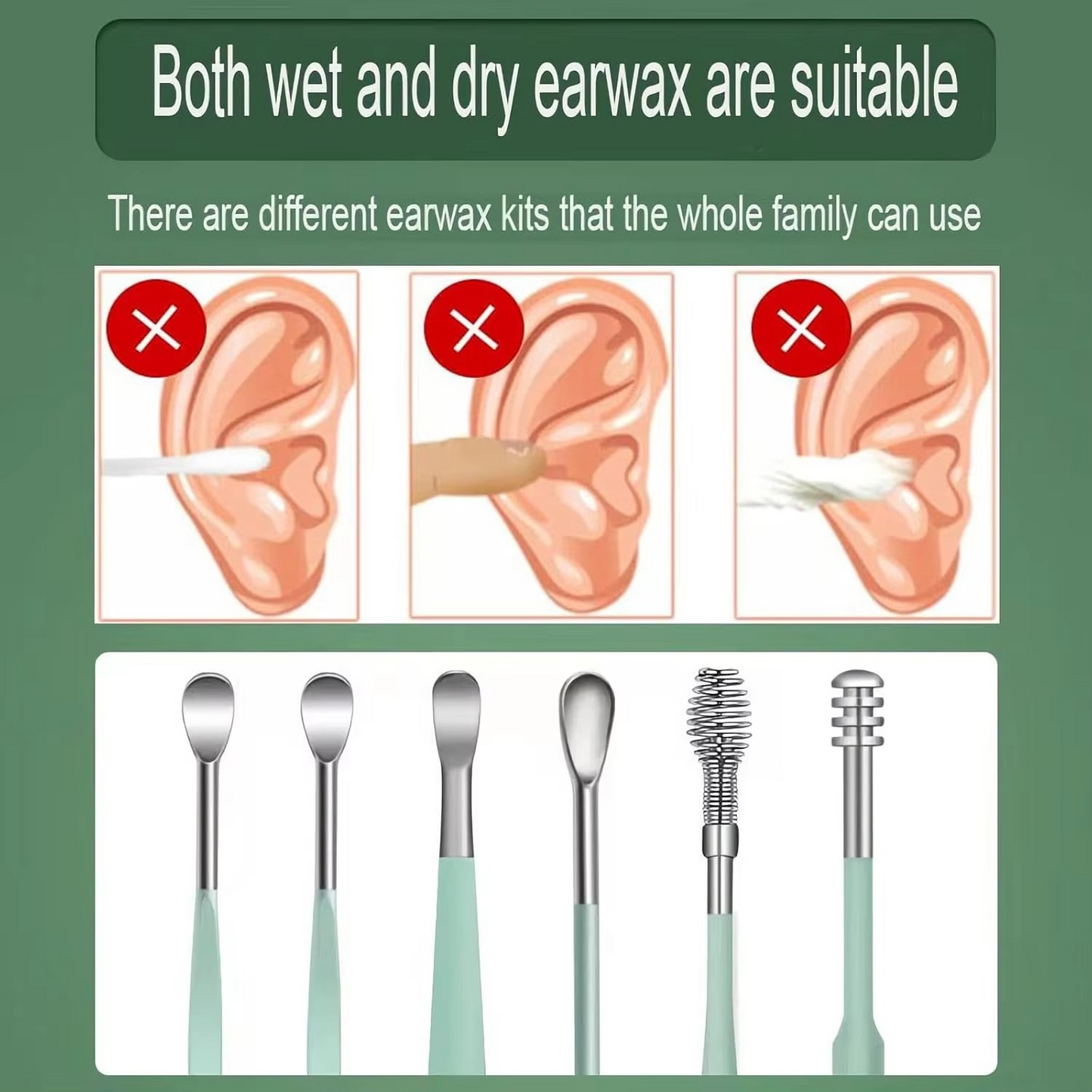 Stainless Steel Ear Cleaning Kit