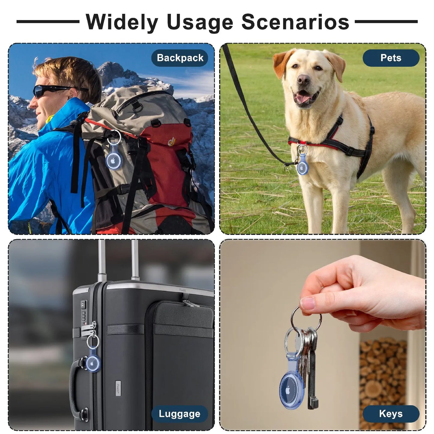 Waterproof Keychain Case for Apple Airtag