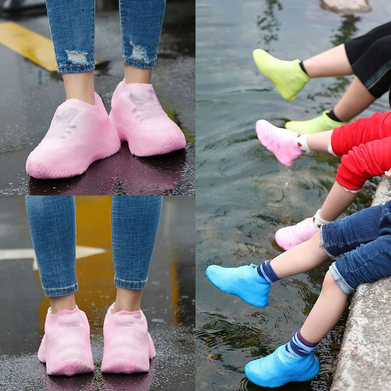 Silicone Rain Shoe Covers - 1 Pair